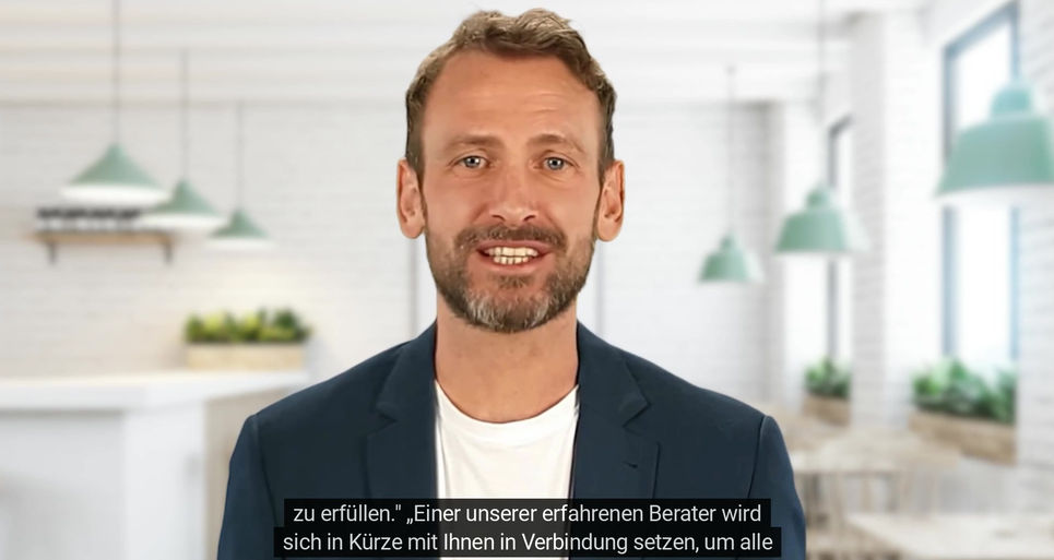 Dankesvideo Anfrage